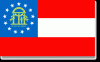 5x8' Georgia State Flag - Nylon