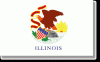 5x8' Illinois State Flag - Nylon