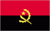 4x6" Angola Rayon Mounted Flag
