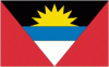 4x6" Antigua & Barbuda Rayon Mounted Flag