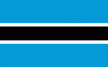 2x3' Botswana Nylon Flag