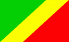 4x6" Congo Rayon Mounted Flag
