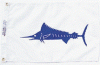 Marlin Fish Flag - Nylon - 12x18"