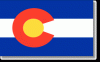 Colorado Stick Flag - Rayon - 8x12"