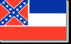 Mississippi Stick Flag - Rayon - 4x6"