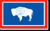 Wyoming Stick Flag - Rayon - 4x6"
