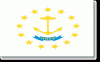 Rhode Island State Flags Polyester