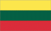4x6" Lithuania Rayon Mounted Flag