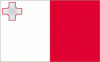 2x3' Malta Nylon Flag