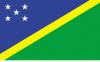 4x6" Solomon Islands Rayon Mounted Flag