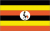 2x3' Uganda Nylon Flag