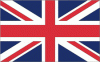 4x6" United Kingdom Rayon Mounted Flag