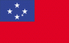 4x6' Western Samoa Nylon Flag