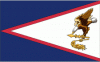American Samoa Stick Flag - Rayon - 4x6"