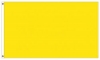 4' x 6' Solid Yellow Attention Flag
