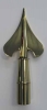 7" Brass Army Spear Ornament