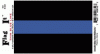 Thin Blue Line Police Remembrance Flag Decal - 3.25" x 5"
