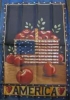 28" x 40" America Apples Decorative Banner