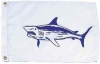 Shark Nautical Fun Flag - Nylon - 12x18"