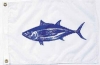 Tuna Nautical Fun Flag - Nylon - 12x18"