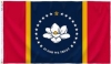 2x3' Mississippi State Flag - 2021 Magnolia - Nylon