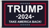 3x5' Trump 2024 Flag - Take America Back - Blue Background