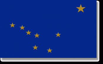2x3' Alaska State Flag - Nylon