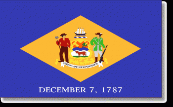 5x8' Delaware State Flag - Nylon