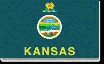 2x3' Kansas State Flag - Nylon