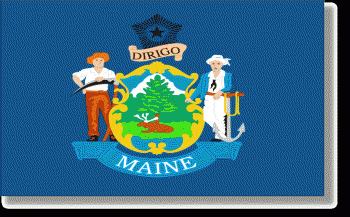 3x5' Maine State Flag - Nylon