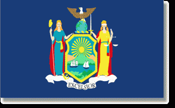 4x6' New York State Flag - Nylon