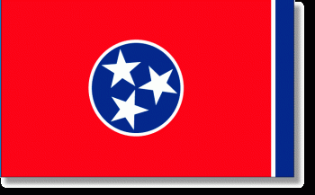 5x8' Tennessee State Flag - Nylon