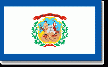 5x8' West Virginia State Flag - Nylon