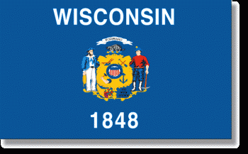 3x5' Wisconsin State Flag - Polyester