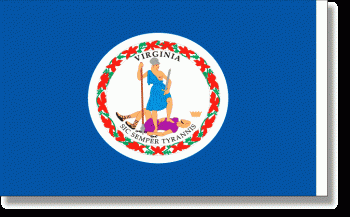5x8' Virginia State Flag - Polyester