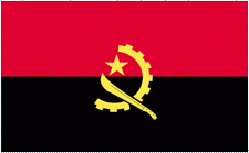 2x3' Angola Nylon Flag
