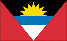 2x3' Antigua & Barbuda Nylon Flag
