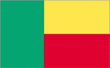 2x3' Benin Nylon Flag