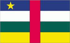 2x3' Central African Republic Nylon Flag
