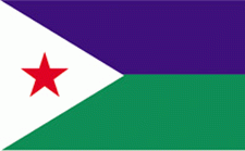 5x8' Djibouti Nylon Flag