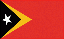 2x3' East Timor Nylon Flag