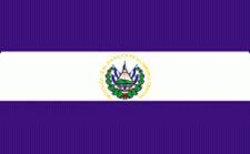 2x3' El Salvador Nylon Flag