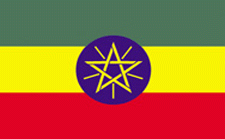 2x3' Ethiopia Nylon Flag