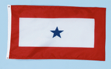 Service Star Flag - Nylon - 3x5'