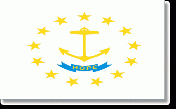 4x6' Rhode Island State Flag - Polyester