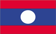 2x3' Laos Nylon Flag