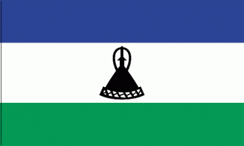 2x3' Lesotho Nylon Flag