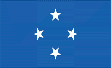 2x3' Micronesia Nylon Flag