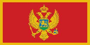 2x3' Montenegro Nylon Flag
