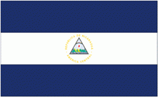 2x3' Nicaragua Nylon Flag